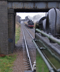 GNR 1744 & LMS 3F passing at Woodthorpe