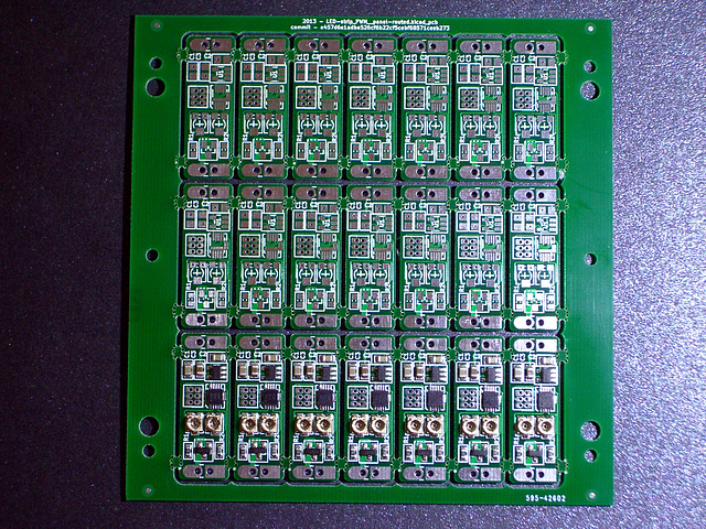 Partially assembled panel