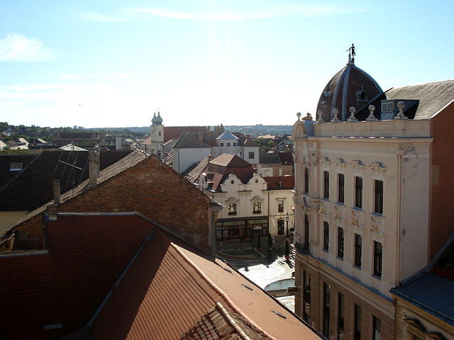 Pécs, Hotel Palatinus_von der Terasse1