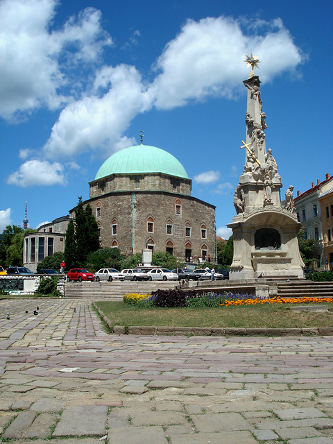 Pécs, Gázi Kászim pasa dzsámija, Szécheniyi tér_2