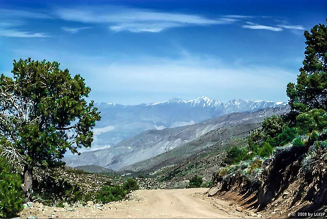 Into Saline Valley, March 1980 (300°)