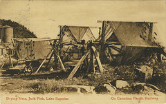 Drying Nets, Jack Fish, Lake Superior