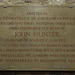 John Hunter plaque