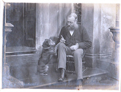 Mr WE Mullins and Gyp, Essex c1890