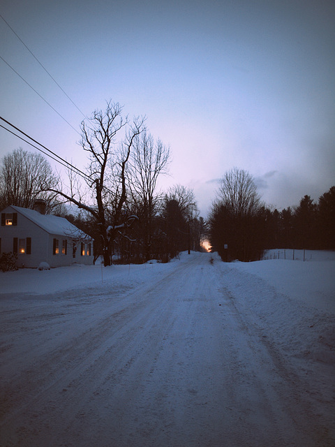 morning glow & Ruth's house