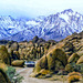 Alabama Hills and Lone Pine Peak, Febr. 1980