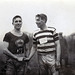 J.W Wigfield of Derby, and WB Howard of Kettering Midland Cross Country Association junior Championship Markeaton Park Derby  2nd Feb 1929