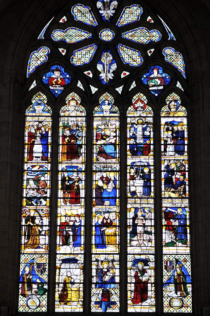 Verrière de la vie du Christ (XVe s.) - Eglise N.D. de Sablé-sur-Sarthe