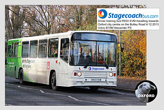 Stagecoach R933 XVM Oxford 4 12 2013