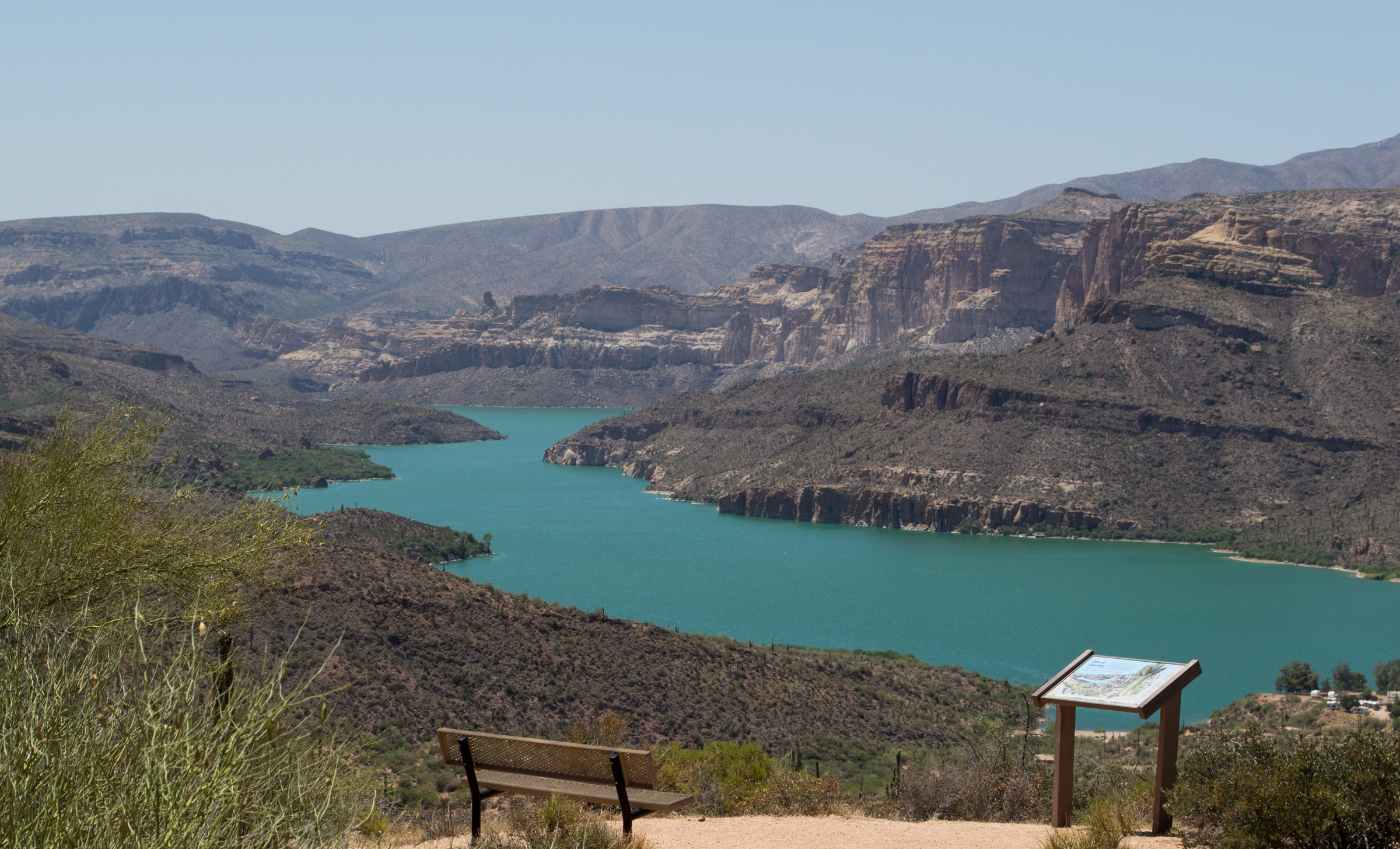 Apache Trail Apache Lake overlook (1885)