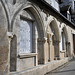 Façade de la salle capitulaire (XIIIe s.) de l'abbaye de Cormery - Indre-et-Loire