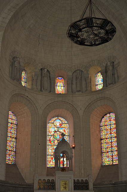 Choeur de l'église N.D. de Cormery - Indre-et-Loire