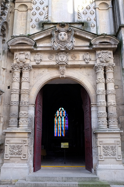 Portail (XVIIe s.) de l'église St-Martin d'Harfleur