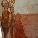 Peinture murale de la crypte de l'église de St-Jean d'Abbetot