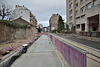 BESANCON: Travaux du tram: 2ème partie de l'avenue fontaine argent 10.