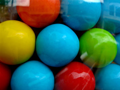 chewing gum balls