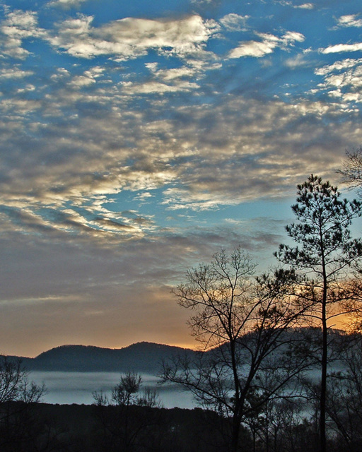 Sunrise and clouds