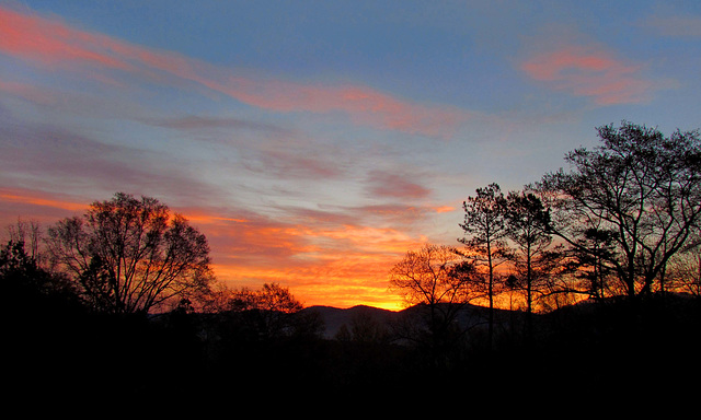 Sunrise over Big Ridge