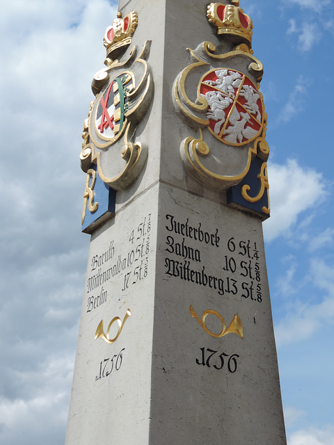 Postmeilensäule in Dahme/Mark