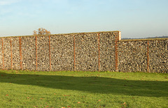 Ampton Hall estate wall, Suffolk