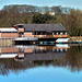 Reflections on Lake Burwain. HFF