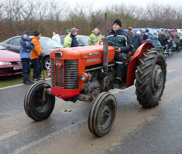 Boxing Day Tractor Run, Larling, Norfolk (Massey Ferguson Multi-Power)