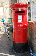 Wrentham. High Street. Post Box Wrentham. High Street. Post Box