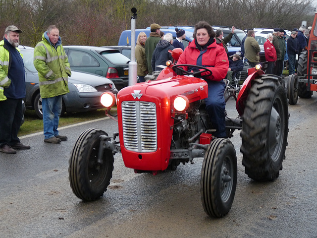 Boxing Day Tractor Run, Larling, Norfolk (Massey Ferguson)