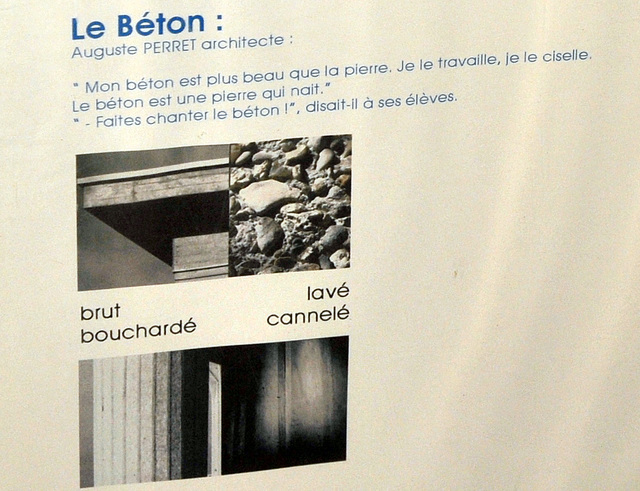 Le béton par Auguste Perret...