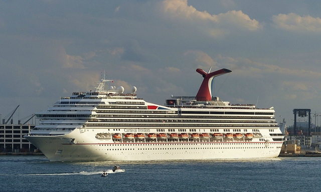 Carnival Freedom at Port Everglades (3) - 25 January 2014