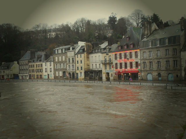 quimperlé inondée,