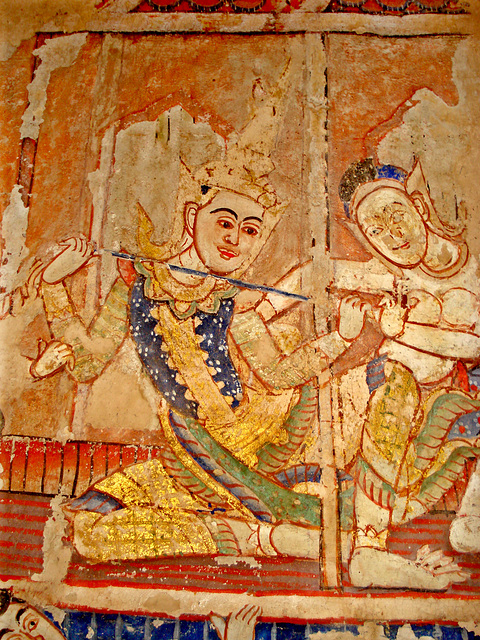 mural in the Viharn Lai Kham, Wat Phra Singh_4