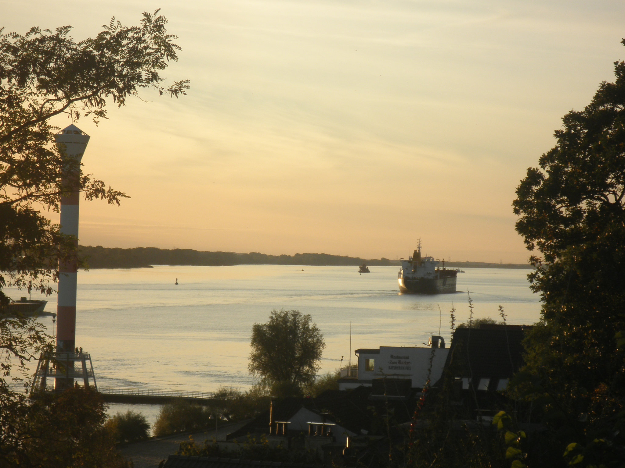 Abendstimmung auf der Elbe