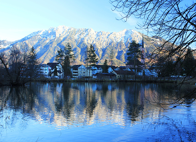 Blick von Werdenberg Richtung Buchs