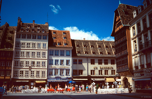 Strasbourg, place de la cathédrale