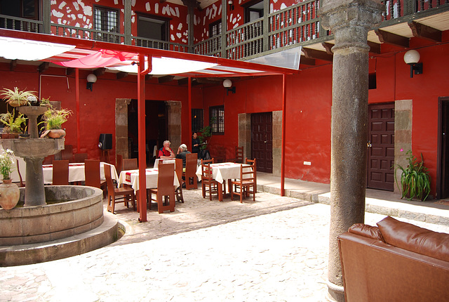 Premier repas à Cusco