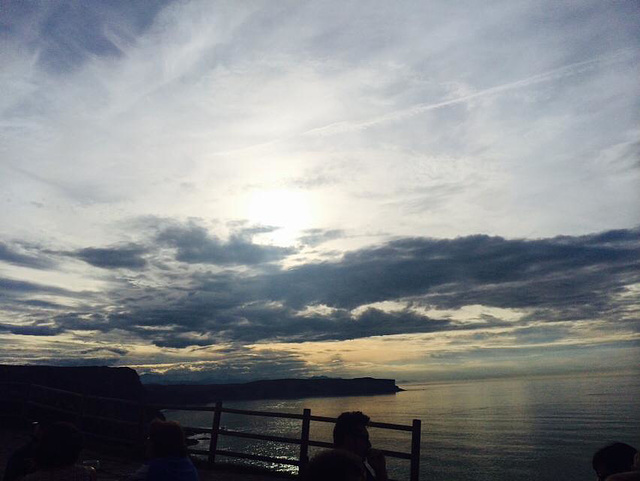 Puesta de sol en Suances..