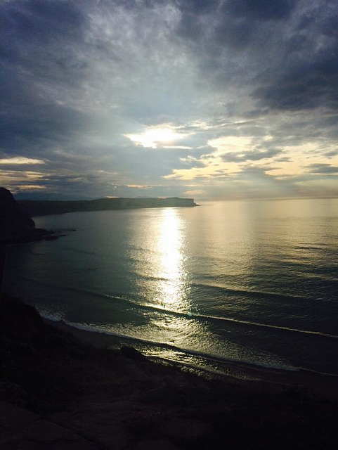 Puesta de sol en Suances....