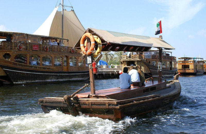Ein 'privates' Wassertaxi genannt Abra. ©UdoSm