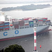 Containerschiff  COSCO  BELGIUM