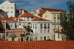 Alfama with Santa Engrácia in the background