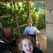 Audrey & her dad in the hammock