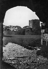Portchester Castle Keep from Watergate 1933