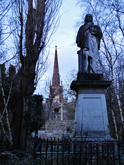 abney park cemetery chapel, stoke newington, london, by william hosking 1840