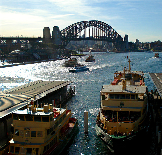 Circular Quay and that Coathanger Bridge