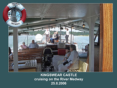 Kingswear Castle - passengers on deck - 25.8.2006