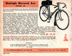 Raleigh RRA 1939 mini catalogue
