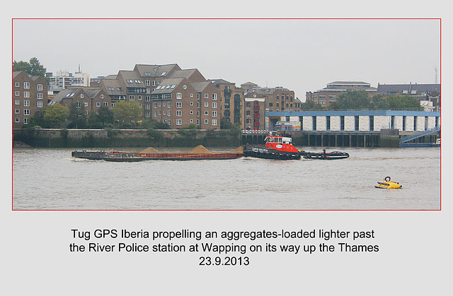 Tug GPS Iberia - London - 23.9.2013