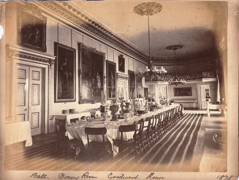 Dining Room, Goodwood House, Sussex 1878