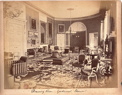 Goodwood House, Sussex from a late c19th photo album